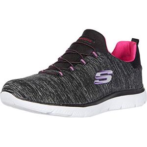 Skechers Women's Summits Quick Getaway Trainers,Black Mesh/ Pink & Purple Trim,4.5 UK Skechers Women's Summits Quick Getaway Trainers,Black Mesh/ Pink & Purple Trim,4.5 UK