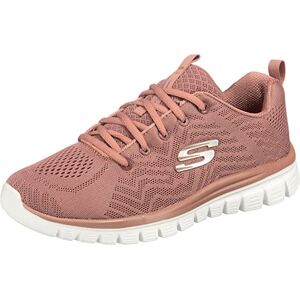 Skechers Women's Graceful Get Connected Sneaker, Mauve Mesh Trim, 9 UK Skechers Women's Graceful Get Connected Sneaker, Mauve Mesh Trim, 9 UK