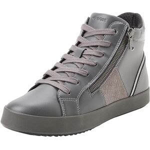 Geox Women's D Blomiee D Sneaker, Dark Grey, 4 UK Geox Women's D Blomiee D Sneaker, Dark Grey, 4 UK