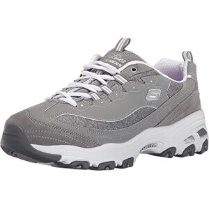 Skechers GO GOLF Women's D'lites Me Time Trainers, Gray Trubuck Mesh White Trim, 2.5 UK Skechers GO GOLF Women's D'lites Me Time Trainers, Gray Trubuck Mesh White Trim, 2.5 UK