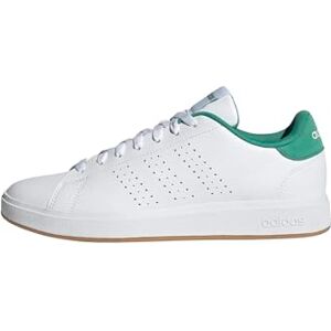 adidas Men's Advantage Base 2.0 Shoes, FTWR White/FTWR White/semi Court Green, 8.5 UK adidas Men's Advantage Base 2.0 Shoes, FTWR White/FTWR White/semi Court Green, 8.5 UK