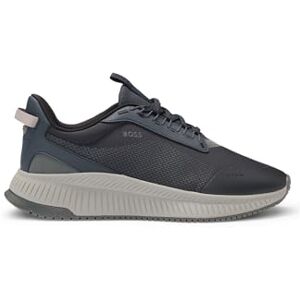 Boss Mens TTNM EVO Runn Ribbed-Sole Trainers with Thermo-Bonded Uppers Size 5 Navy Boss Mens TTNM EVO Runn Ribbed-Sole Trainers with Thermo-Bonded Uppers Size 5 Navy