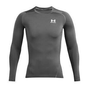 Under Armour Men's HeatGear Armour Compression Long Sleeve, Fast-Drying Base Layer Compression Top, Stretchy and Comfortable Men's Top,Castlerock / / White,LG Under Armour Men's HeatGear Armour Compression Long Sleeve, Fast-Drying Base Layer Compression Top, Stretchy and Comfortable Men's Top,Castlerock / / White,LG