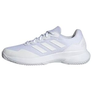 adidas Men's Gamecourt 2.0 Tennis Shoes, FTWR White/FTWR White/Matte Silver, 4 UK adidas Men's Gamecourt 2.0 Tennis Shoes, FTWR White/FTWR White/Matte Silver, 4 UK