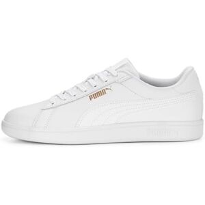 Puma Men's Smash 3.0 L Sneaker, White White Gold, 3.5 UK Puma Men's Smash 3.0 L Sneaker, White White Gold, 3.5 UK