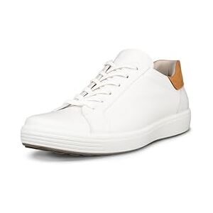 ECCO Men's Soft 7 Easy Slip Sneaker, White/Lion, 5-5.5 ECCO Men's Soft 7 Easy Slip Sneaker, White/Lion, 5-5.5