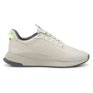 Boss Mens TTNM EVO Runn Ribbed-Sole Trainers with Thermo-Bonded Uppers Size 5 Light Beige Boss Mens TTNM EVO Runn Ribbed-Sole Trainers with Thermo-Bonded Uppers Size 5 Light Beige