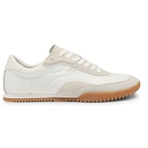 Boss Mens Careton Lowp Low-Profile Trainers with Suede Trims Size 10 Boss Mens Careton Lowp Low-Profile Trainers with Suede Trims Size 10