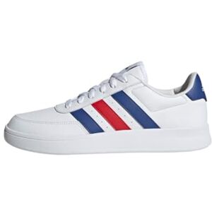 adidas Men's Breaknet 2.0 Shoes, White/Lucid Blue/Better Scarlet, 8 UK adidas Men's Breaknet 2.0 Shoes, White/Lucid Blue/Better Scarlet, 8 UK