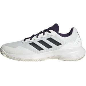 adidas Men's Gamecourt 2.0 Tennis Shoes, core White/core Black/Aurora Plum, 9.5 UK adidas Men's Gamecourt 2.0 Tennis Shoes, core White/core Black/Aurora Plum, 9.5 UK
