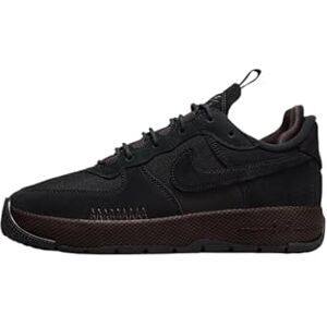 Nike Mens Air Force 1 Wild Sneaker, Black Black Velvet Brown Cedar, 2.5 UK Nike Mens Air Force 1 Wild Sneaker, Black Black Velvet Brown Cedar, 2.5 UK