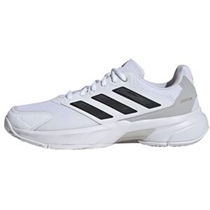 adidas Men's Courtjam Control 3 Tennis Shoes, Cloud White/Core Black/Grey Two, 12 UK adidas Men's Courtjam Control 3 Tennis Shoes, Cloud White/Core Black/Grey Two, 12 UK