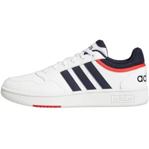 adidas Men's Hoops 3.0 Low Classic Vintage Shoes, Cloud White/Legend Ink/Vivid Red, 6.5 UK adidas Men's Hoops 3.0 Low Classic Vintage Shoes, Cloud White/Legend Ink/Vivid Red, 6.5 UK
