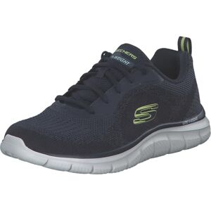 Skechers Men's Track Glendor Sneaker, Navy Knit/Lime Pu, 13 UK Skechers Men's Track Glendor Sneaker, Navy Knit/Lime Pu, 13 UK
