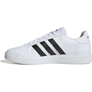 adidas Men's Grand Court Base 2.0 Shoes, Cloud White/Core Black/Cloud White, 8 UK adidas Men's Grand Court Base 2.0 Shoes, Cloud White/Core Black/Cloud White, 8 UK