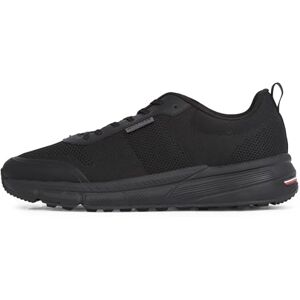 Tommy Hilfiger Men’s Lightweight Modern Knit Runner Trainers, Black (Black), 10 Tommy Hilfiger Men’s Lightweight Modern Knit Runner Trainers, Black (Black), 10