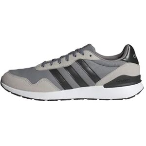 adidas Men's Run 60s 4.0 Shoes, Grey Three/Core Black/Grey Two, 12.5 UK adidas Men's Run 60s 4.0 Shoes, Grey Three/Core Black/Grey Two, 12.5 UK