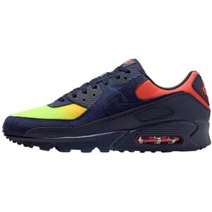 Nike Men's Air Max 90 Sneaker, Lemon Venom Blackened Blue Hyper Crimson, 7.5 UK Nike Men's Air Max 90 Sneaker, Lemon Venom Blackened Blue Hyper Crimson, 7.5 UK