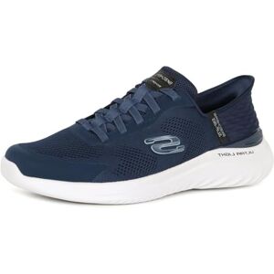 Skechers Men's Bounder 2.0 Emerged Sneaker, Navy Mesh/Synthetic, 8.5 UK Skechers Men's Bounder 2.0 Emerged Sneaker, Navy Mesh/Synthetic, 8.5 UK