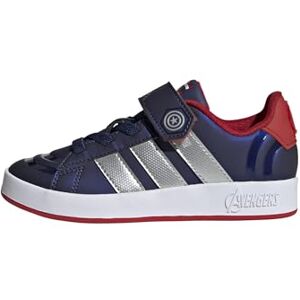 adidas Unisex Kids Marvel Avengers Grand Court Shoes Kids, Dark Blue/Matte Silver/Better Scarlet, 11 UK Child adidas Unisex Kids Marvel Avengers Grand Court Shoes Kids, Dark Blue/Matte Silver/Better Scarlet, 11 UK Child