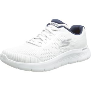 Skechers Men's, GO Walk Flex – Remark Walking Shoe, White/Navy, 6 UK Wide Skechers Men's, GO Walk Flex – Remark Walking Shoe, White/Navy, 6 UK Wide
