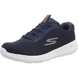 Skechers Men's Go Walk Max Midshore Sneaker, Navy Textile/Synthetic, 6 UK Skechers Men's Go Walk Max Midshore Sneaker, Navy Textile/Synthetic, 6 UK