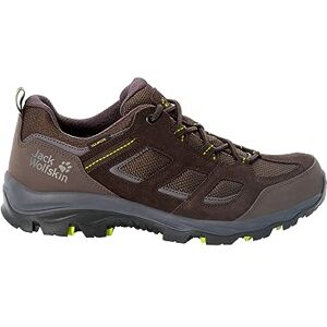 Jack Wolfskin Men's Vojo 3 Texapore Low M Hiking Shoe, Dark Brown Lime, 6.5 UK Jack Wolfskin Men's Vojo 3 Texapore Low M Hiking Shoe, Dark Brown Lime, 6.5 UK