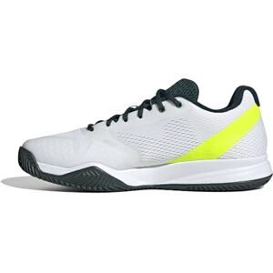 adidas Courtflash Speed 2 Mens Tennis Shoes, Cloud White/Silver Metallic/Lucid Lemon, 11.5 UK adidas Courtflash Speed 2 Mens Tennis Shoes, Cloud White/Silver Metallic/Lucid Lemon, 11.5 UK