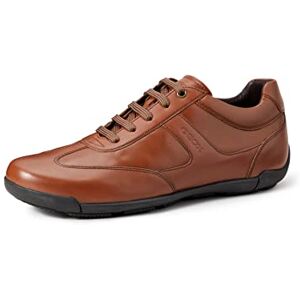 Geox Mens U Edgware Sneakers, Cognac, 11 UK Geox Mens U Edgware Sneakers, Cognac, 11 UK
