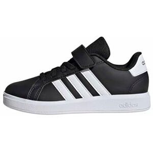 adidas Unisex Kids Grand Court Lifestyle Tennis Lace-Up Shoes, Core Black / Cloud White / Core Black, 6 UK adidas Unisex Kids Grand Court Lifestyle Tennis Lace-Up Shoes, Core Black / Cloud White / Core Black, 6 UK