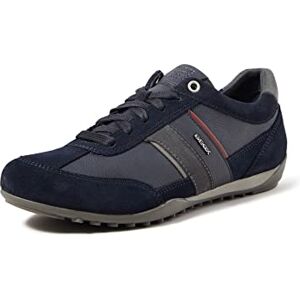 Geox Mens U Wells C Sneakers, Navy Dk Burgundy, 6.5 UK Geox Mens U Wells C Sneakers, Navy Dk Burgundy, 6.5 UK