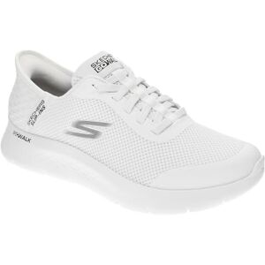 Skechers Men's Free Slip-ins: Go Walk Flex Hands Up Sneaker, White Textile/Synthetic, 7.5 UK Skechers Men's Free Slip-ins: Go Walk Flex Hands Up Sneaker, White Textile/Synthetic, 7.5 UK