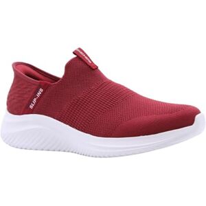 Skechers Men's Ultra Flex 3.0 Smooth Step Sneaker, Burgundy Knit Trim, 13 UK Skechers Men's Ultra Flex 3.0 Smooth Step Sneaker, Burgundy Knit Trim, 13 UK