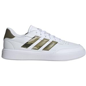adidas Men's COURTBLOCK Shoes, Cloud White/Olive strata/Shadow Olive, 6 UK adidas Men's COURTBLOCK Shoes, Cloud White/Olive strata/Shadow Olive, 6 UK