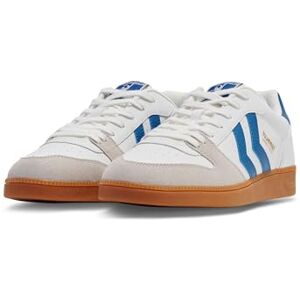 hummel Unisex's Handball Perfekt Sp Sneaker, White Blue, 8.5 UK hummel Unisex's Handball Perfekt Sp Sneaker, White Blue, 8.5 UK