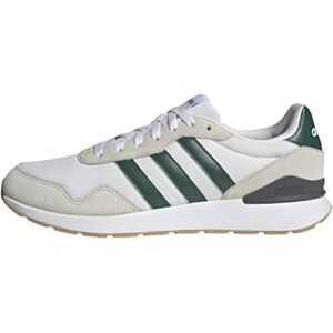 adidas Men's Run 60s 4.0 Shoes, FTWR White/Collegiate Green/Grey one, 6 UK adidas Men's Run 60s 4.0 Shoes, FTWR White/Collegiate Green/Grey one, 6 UK