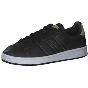 adidas Men's Grand Court Tennis Shoe, Core Black Core Black Savannah, 9.5 UK adidas Men's Grand Court Tennis Shoe, Core Black Core Black Savannah, 9.5 UK