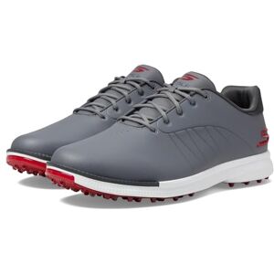 Skechers Men's Tempo Waterproof Golf Shoes Sneaker, Grey red, 12 UK Skechers Men's Tempo Waterproof Golf Shoes Sneaker, Grey red, 12 UK