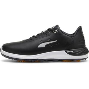 Puma Men's PHANTOMCAT Nitro + Golf Shoe, Black Silver-Yellow Sizzle, 12 UK Puma Men's PHANTOMCAT Nitro + Golf Shoe, Black Silver-Yellow Sizzle, 12 UK