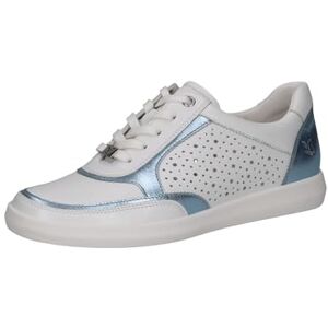 CAPRICE Damen 38,5 Blue Leather Sporty Sneakers - Sneaker CAPRICE Damen 38,5 Blue Leather Sporty Sneakers - Sneaker