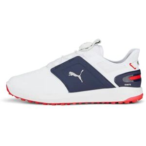 Puma Men's Ignite Elevate Disc Golf Shoe, White Silver Navy, 10.5 UK Puma Men's Ignite Elevate Disc Golf Shoe, White Silver Navy, 10.5 UK