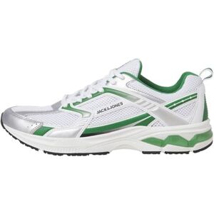 JACK & JONES Men's Jfwtokyo mesh Trainers Sneaker, Bright White Detail Green, 8 UK JACK & JONES Men's Jfwtokyo mesh Trainers Sneaker, Bright White Detail Green, 8 UK