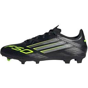 adidas Unisex F50 League Firm Ground Football Boots, Core Black/Iron Metallic/Lucid Lemon, 11 UK adidas Unisex F50 League Firm Ground Football Boots, Core Black/Iron Metallic/Lucid Lemon, 11 UK