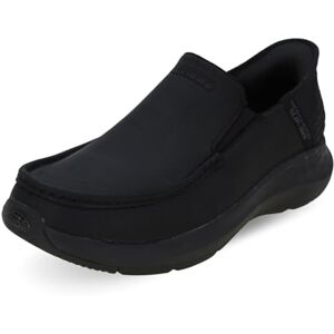 Skechers Men's Parson OSWIN, Black Leather, 6 UK Skechers Men's Parson OSWIN, Black Leather, 6 UK
