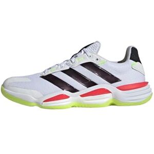 adidas Men's Stabil 16 Indoor Shoes, Cloud White/Aurora Met. / Aurora Plum, 13 UK adidas Men's Stabil 16 Indoor Shoes, Cloud White/Aurora Met. / Aurora Plum, 13 UK