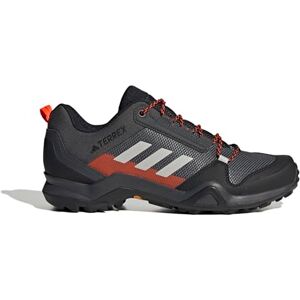 adidas Men's Terrex AX3 Hiking Shoes Non Football, Solid Grey/Grey One/Solar Red, 3 UK adidas Men's Terrex AX3 Hiking Shoes Non Football, Solid Grey/Grey One/Solar Red, 3 UK