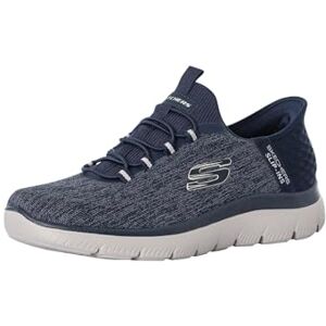 Skechers Men's Summits Key Pace Hands Free Slip-in Trainers, Navy Mesh, 12 UK Skechers Men's Summits Key Pace Hands Free Slip-in Trainers, Navy Mesh, 12 UK