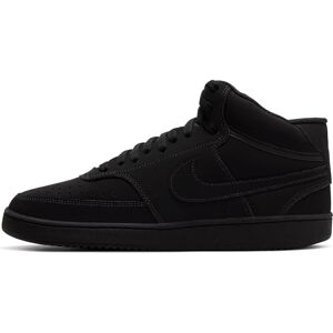 Nike Men's Court Vision Mid Sneaker, Black/Black/Black, 8.5 Nike Men's Court Vision Mid Sneaker, Black/Black/Black, 8.5