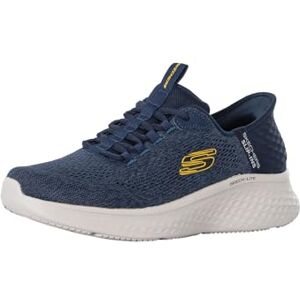 Skechers Men's Skech-lite Pro Trainers, Navy Mesh Yellow Trim, 6.5 UK Skechers Men's Skech-lite Pro Trainers, Navy Mesh Yellow Trim, 6.5 UK