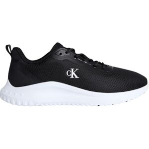 Calvin Klein Men’s EVA Mix Mesh Runner Trainers with Logo, Black (Black/Bright White), 10 Calvin Klein Men’s EVA Mix Mesh Runner Trainers with Logo, Black (Black/Bright White), 10